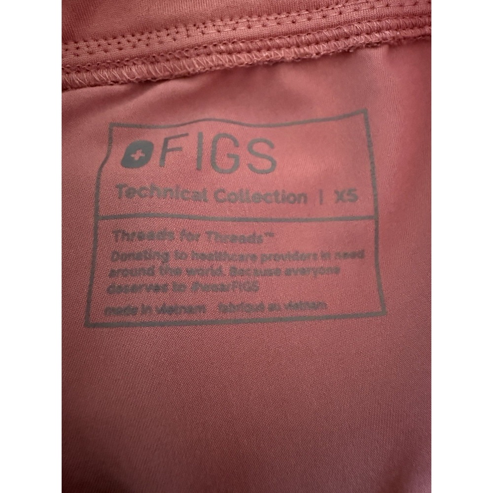 FIGS Zamora High Waisted Jogger Scrub Pants Mauve XS Medical Cargo Athleisure - Picture 7 of 8